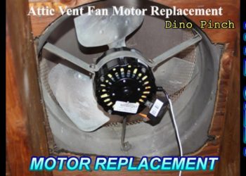 attic fan motor replacement cost