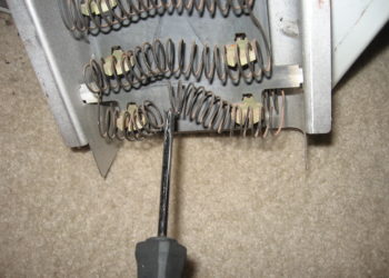 How do you fix a broken heating element?