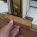 How do you fix an interior window sill?