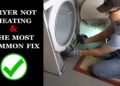 How do you fix a dryer that is not heating?