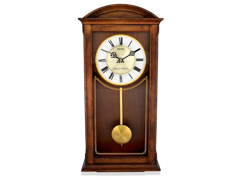 How do you reset a pendulum clock?