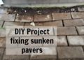 How do you repair brick pavers?