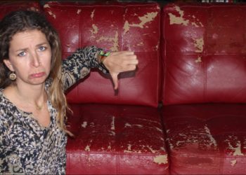 How do you restore a vinyl chair?