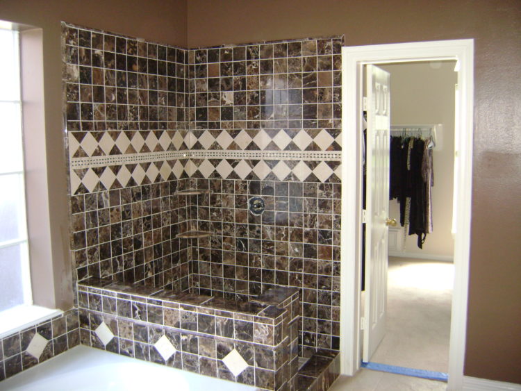 how hard is it to retile a shower