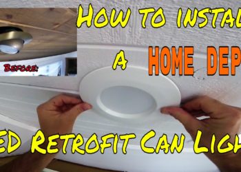 how to install replacement led recessed lights