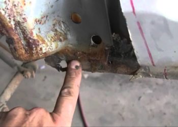 how to repair rusted metal on a car