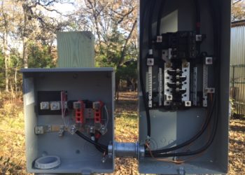 how to run wire from meter to breaker box