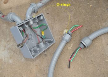how to connect flexible conduit to electrical box