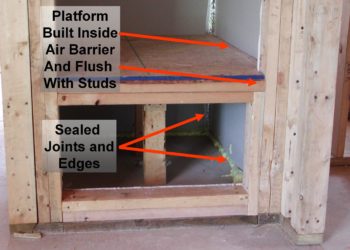 How do you seal an air handler?