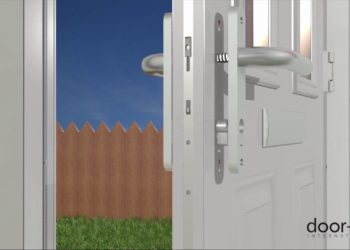 What is a spindle in a door lock?