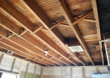 soundproofing an exposed joist ceiling