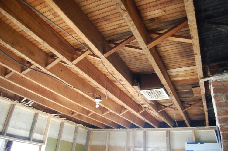 soundproofing an exposed joist ceiling