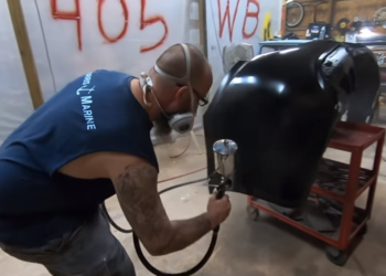 using hvlp spray gun with compressor