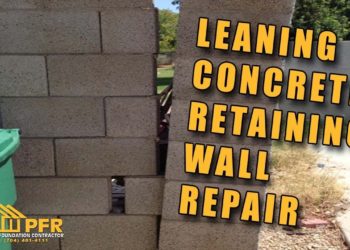 leaning wall repair