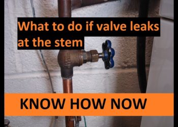 How do you stop a leaking valve?