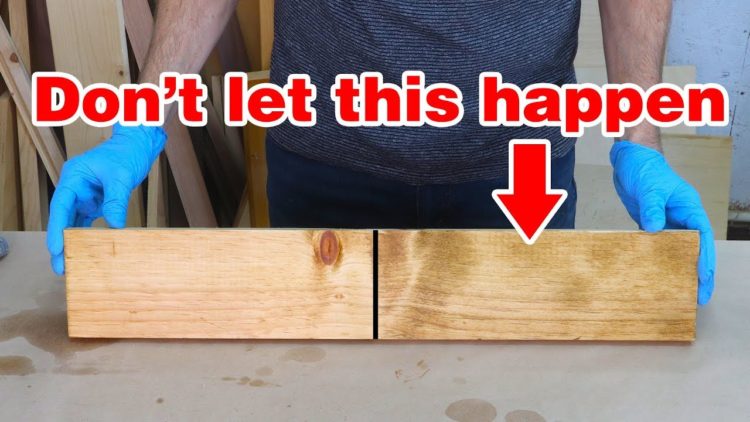 stain not taking to wood