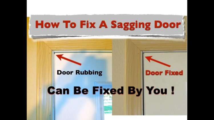how to fix a sagging truck door