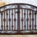 How do you refurbish a wrought iron gate?