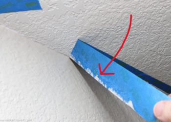 how to apply painters tape straight