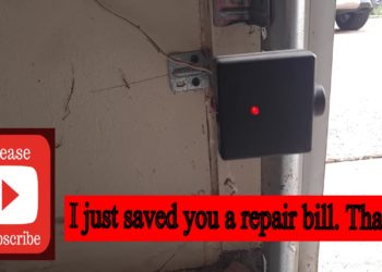 genie garage door sensor not working
