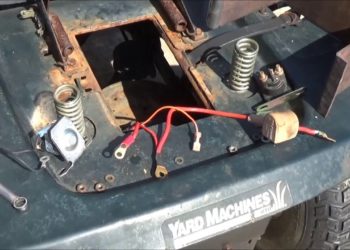 lawn tractor starter solenoid clicking