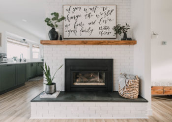 can you tile over brick hearth