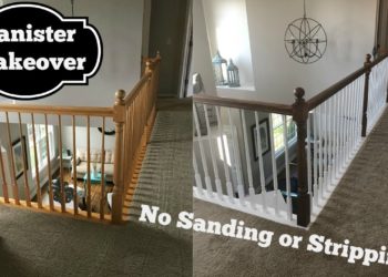 best way to treat oak banister
