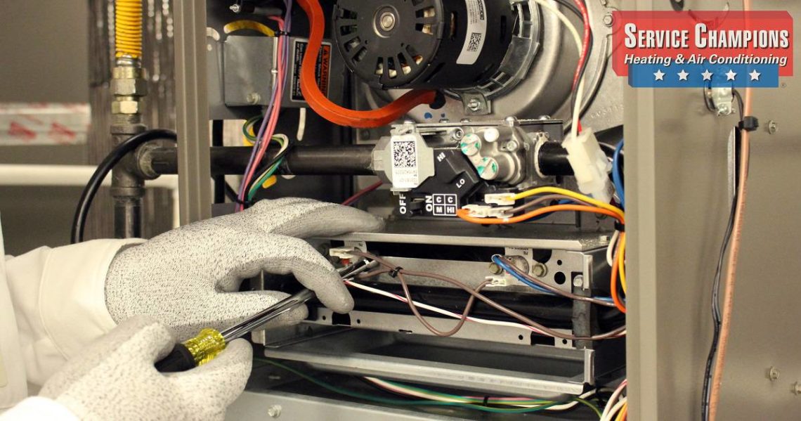 How do you troubleshoot a blower motor on a furnace?