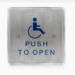 How do you fix a push button on a handicap?