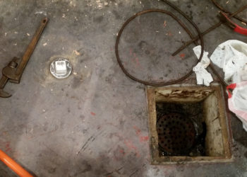 basement sewer trap cover