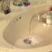 How do you unclog a utility sink drain?