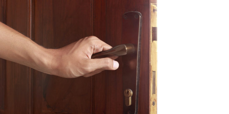 how to open intercom door