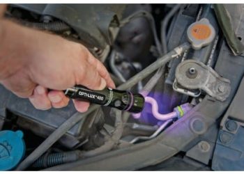 using dye to find ac leak