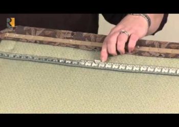 How do you use a metal back tack strip?