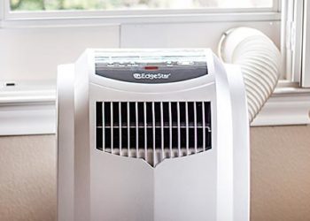 How do you hook up a portable air conditioner to a casement window?
