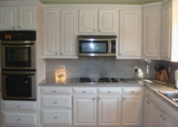 whitewash oak cabinets before and after