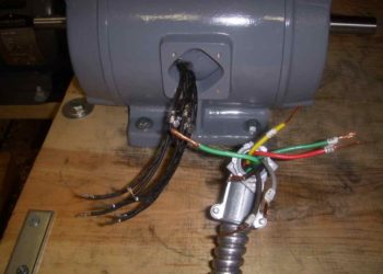 how to wire a 220 volt single phase electric motor
