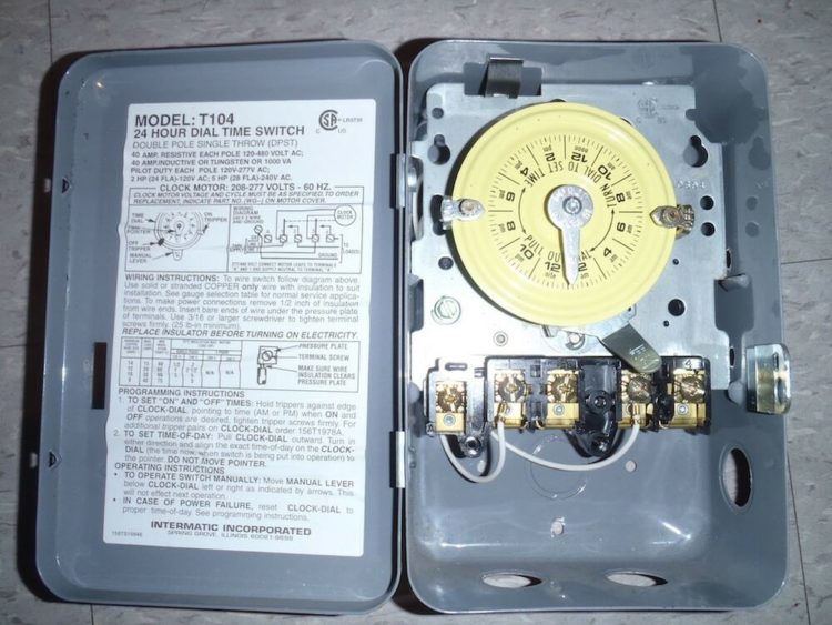 intermatic timer wiring diagram
