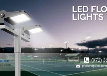 Where should flood lights be placed?