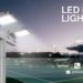 Where should flood lights be placed?