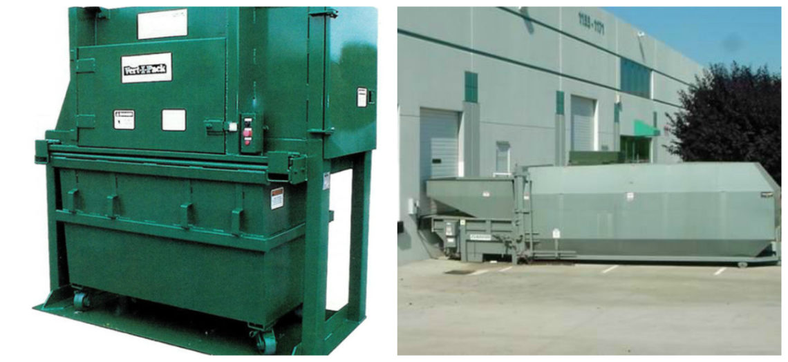 How does a garbage compactor work?