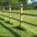 timber post and rail