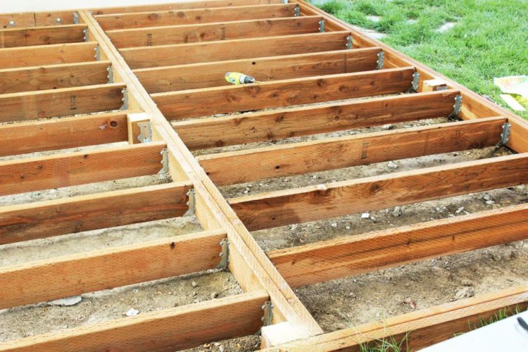 how far apart are support beams