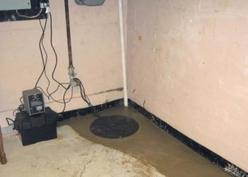 french drain smell in house