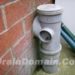 soil pipe through wall