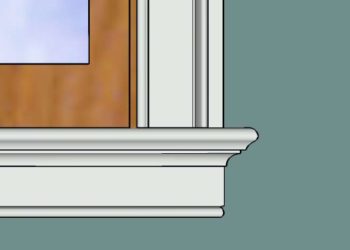 stool and apron molding