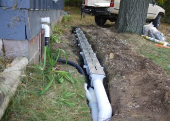 sump pump drain pipe