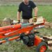 How do you use an electric log splitter?