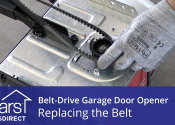 Can I replace a chain drive garage door opener with a belt drive?