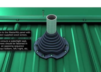 What is a pipe boot on a roof?